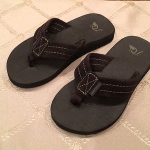 NWOT Quicksilver Suede Flip Flops Size 13 NWOT